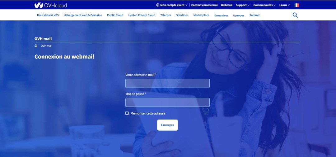 webmail ovh interface