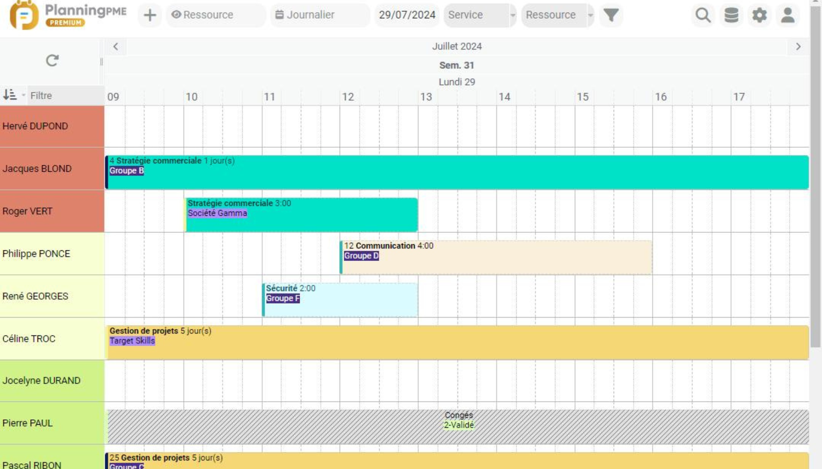 Planning de formation 