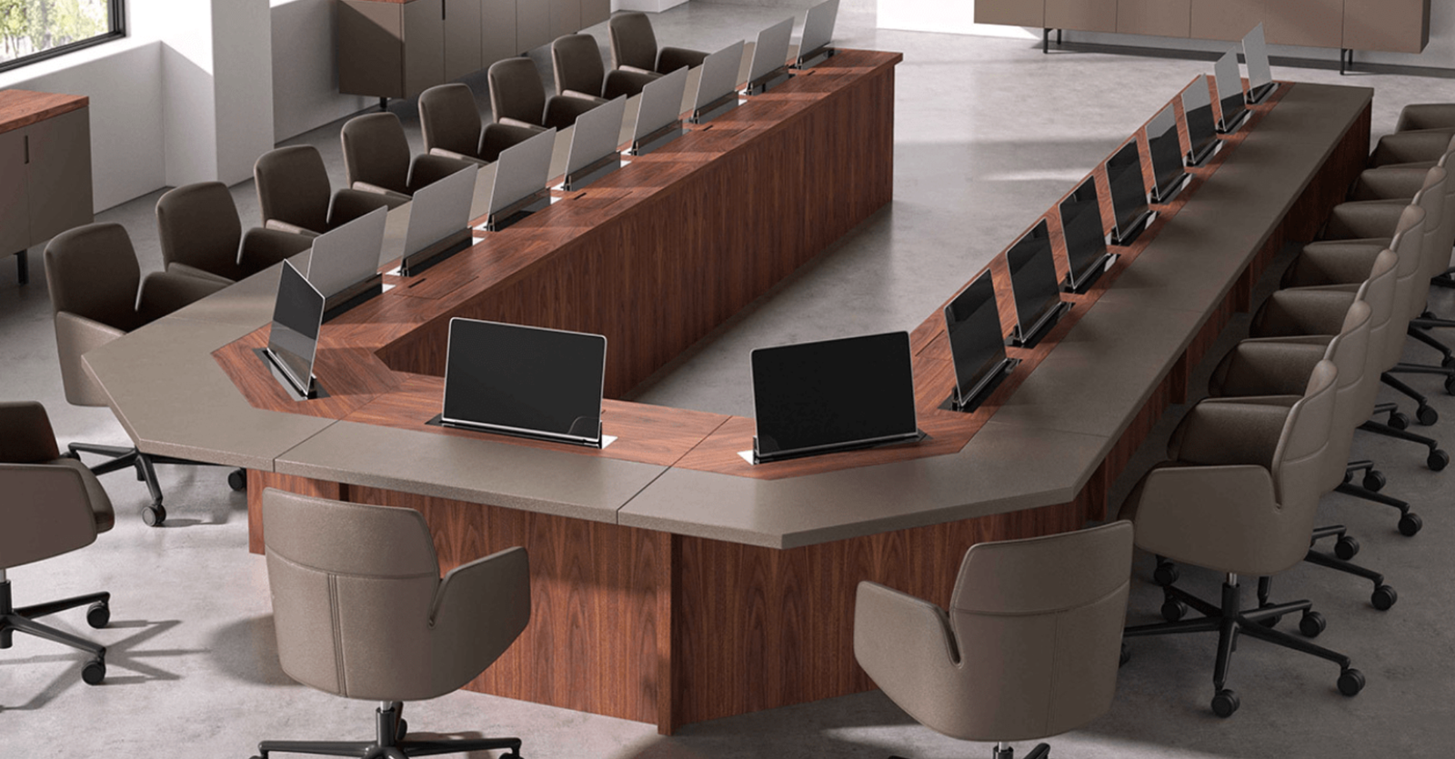 Table de réunion professionnelle