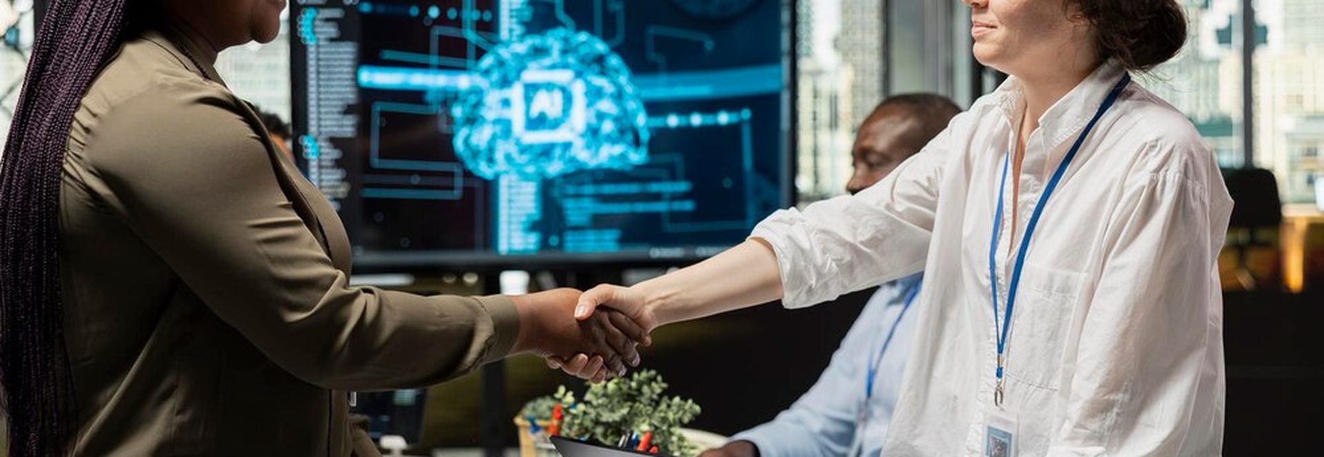 Illustration de l'intelligence artificielle dans les TPE et PME
