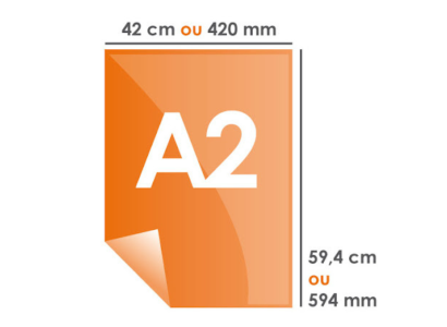Format A2 : dimensions, usages et équivalences