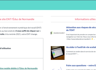 Éduc de Normandie : comment se connecter à l’ENT et l’utiliser ?