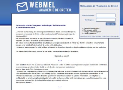 Convergence Créteil : tout savoir sur le webmail académique