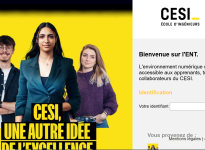 ENT CESI : comment se connecter et utiliser la plateforme ?