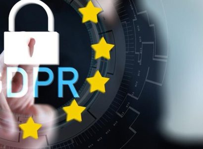 Illustration conceptuelle de la protection des données RGPD face à l'intelligence artificielle