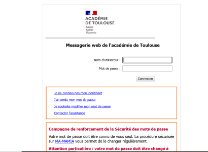 Messagerie AC Toulouse : connexion et utilisation