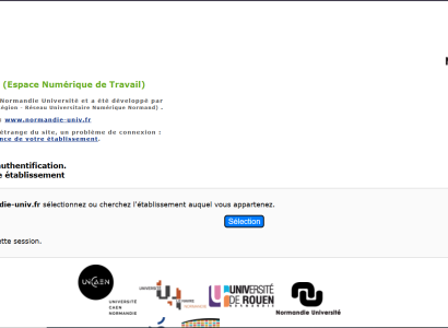 Univ Rouen ENT : comment se connecter ?